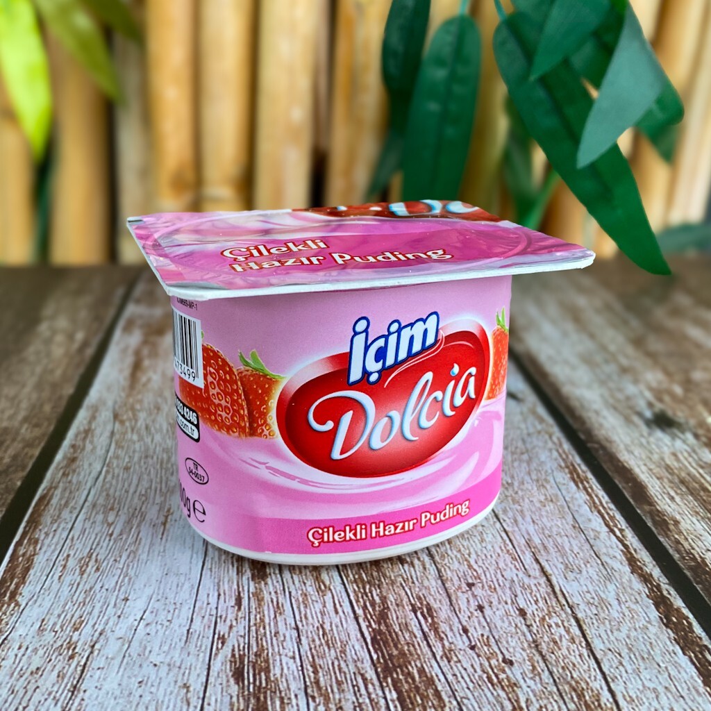 Çilekli Puding (100 Gr)