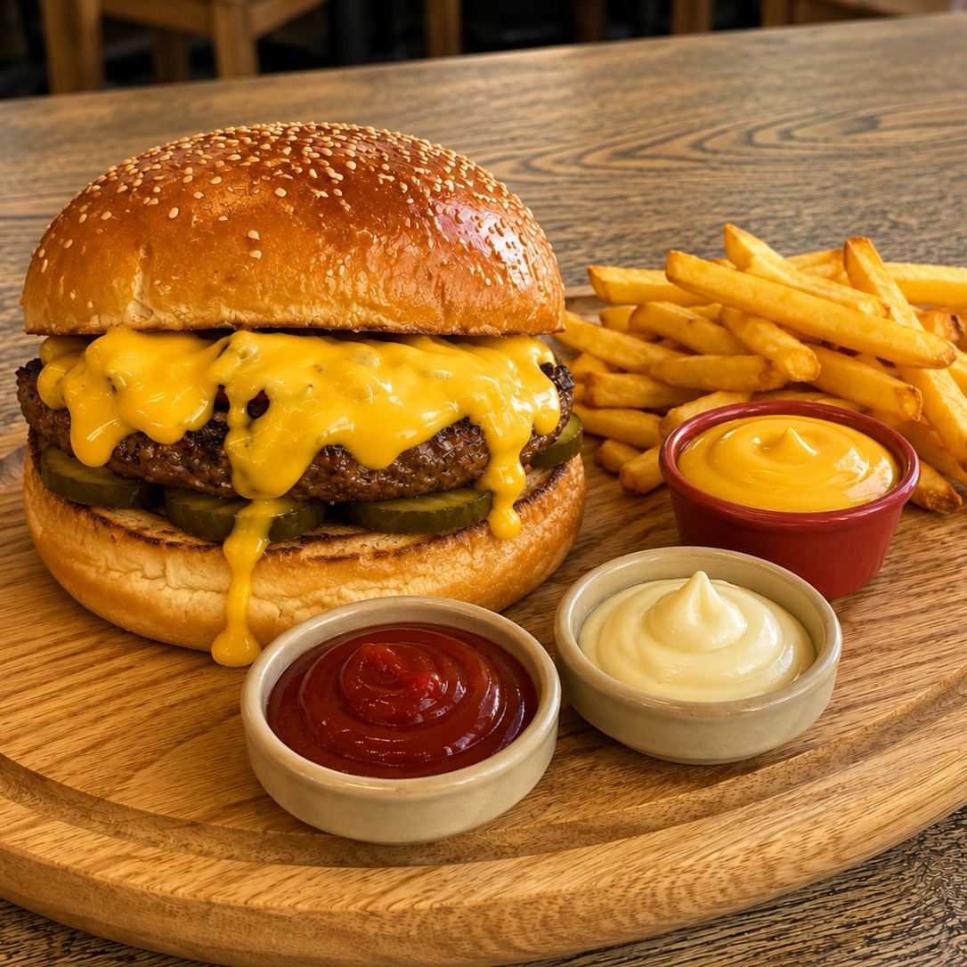 Cheeseburger Menü