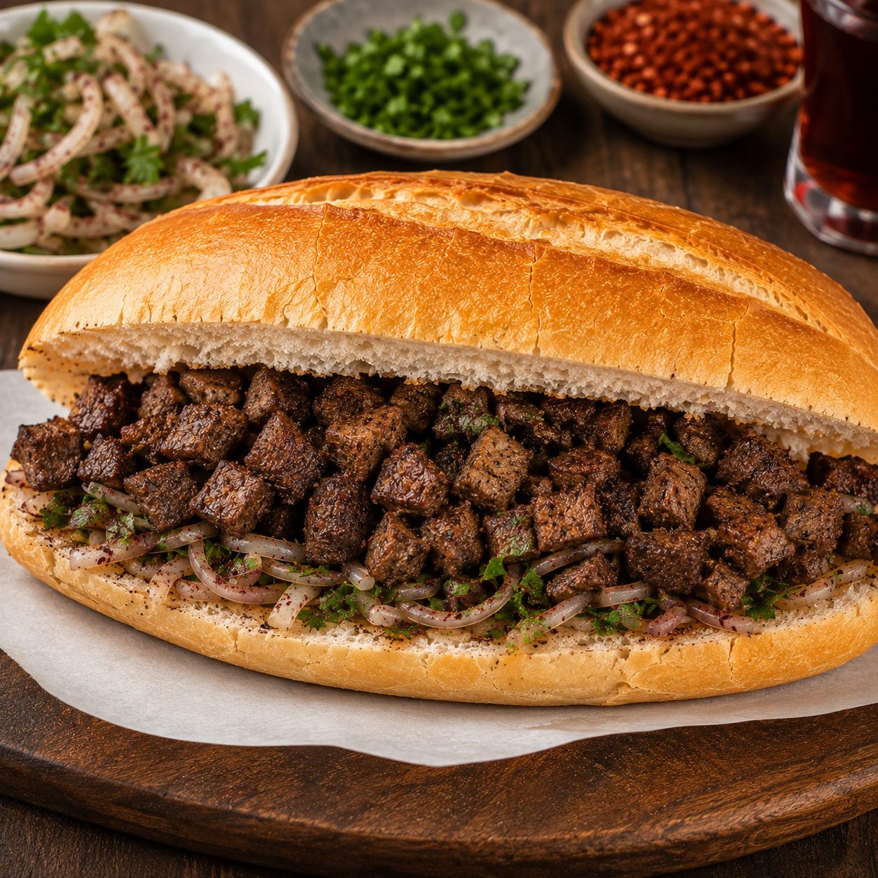 Arnavut Ciğeri (Tüm Ekmek)