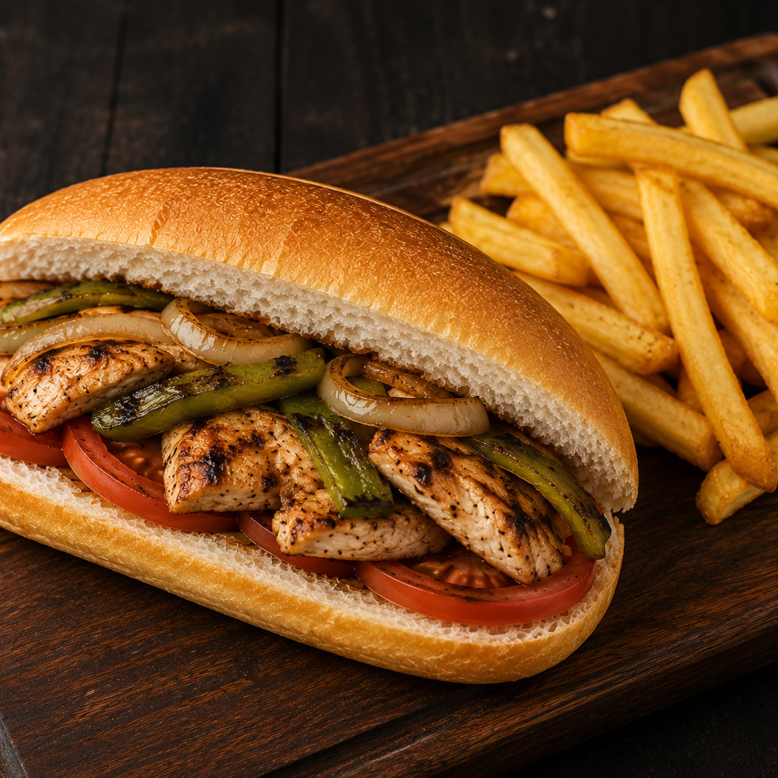 Yarım Ekmek Arası Izgara Tavuk