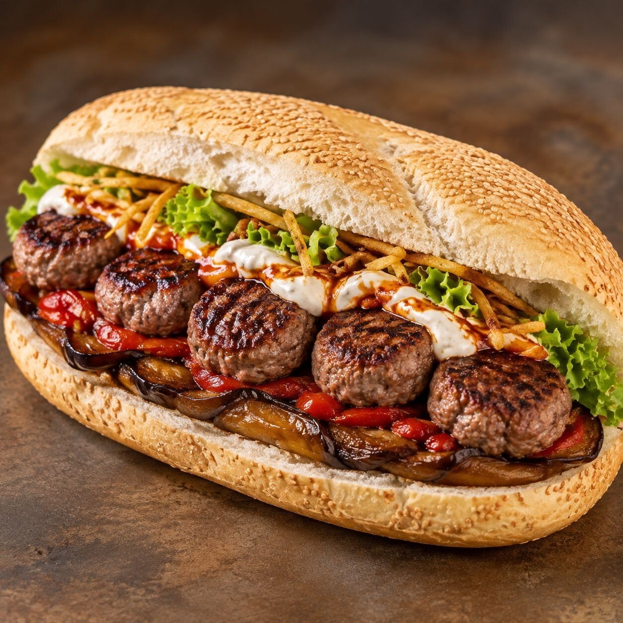 Köfteli Atom Sandviç