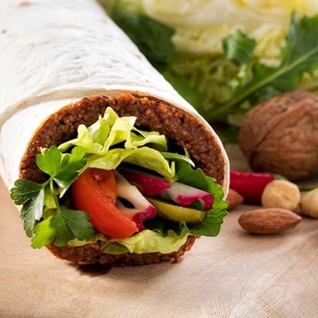 Çiğ Köfte Dürüm 80 gr (Tek Lavaş )