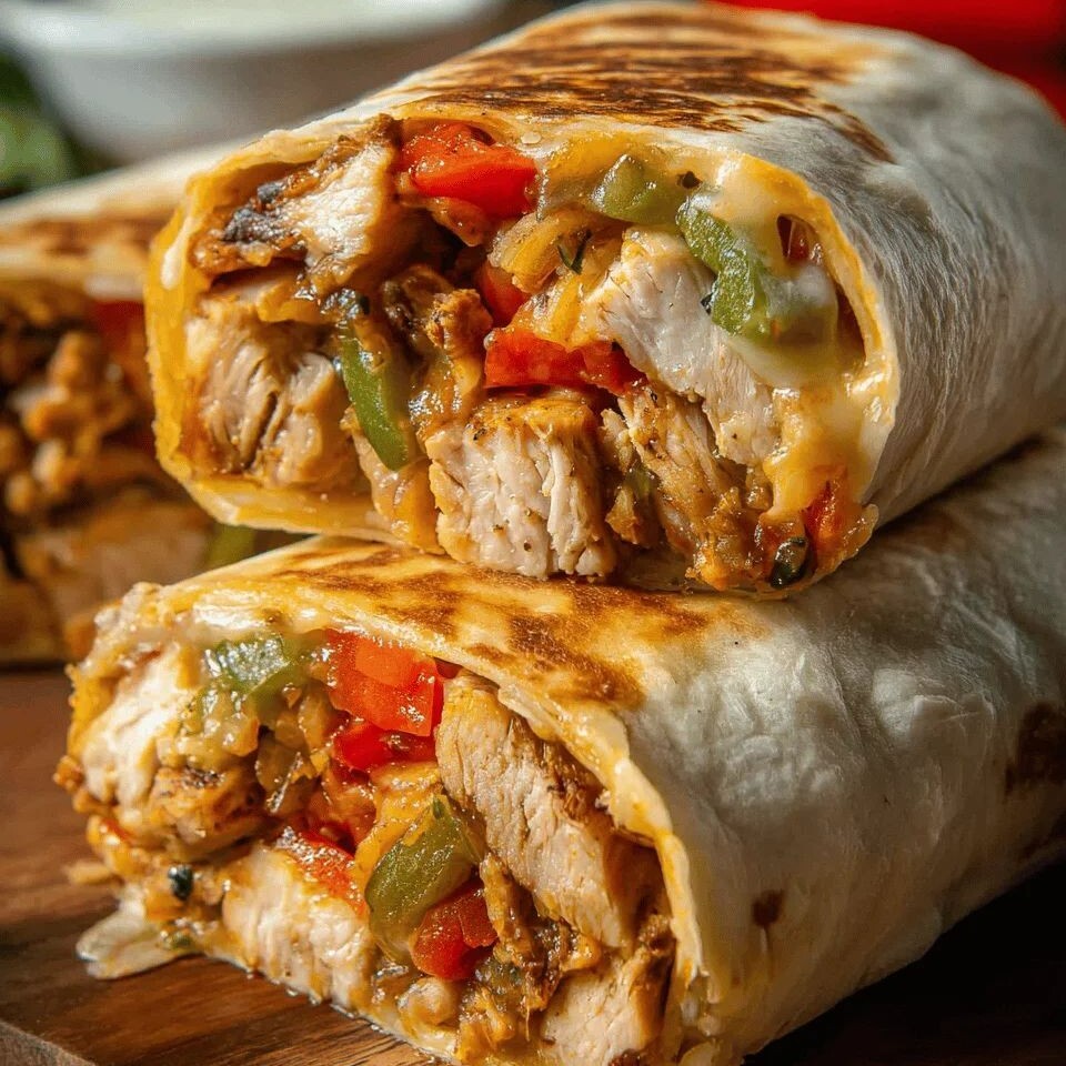 Fajita Tavuk Wrap