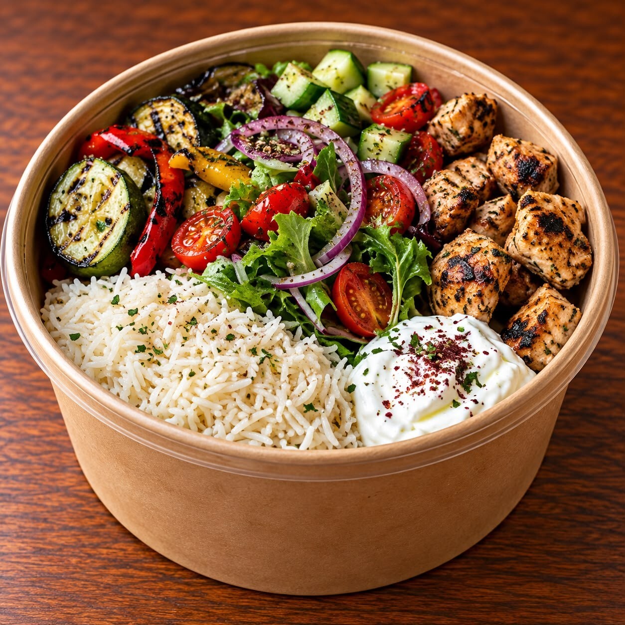 Pilavlı Tavuklu Bowl