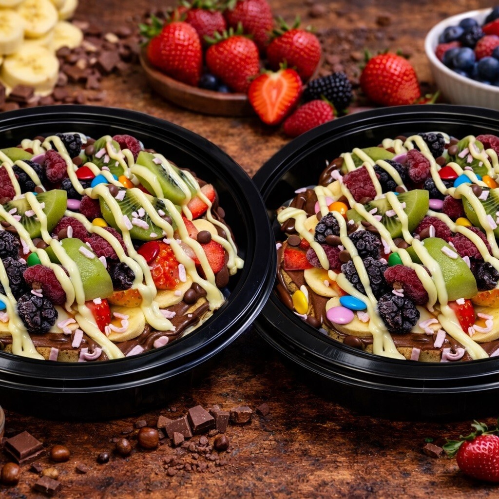 Çiçek waffle (2 adet )