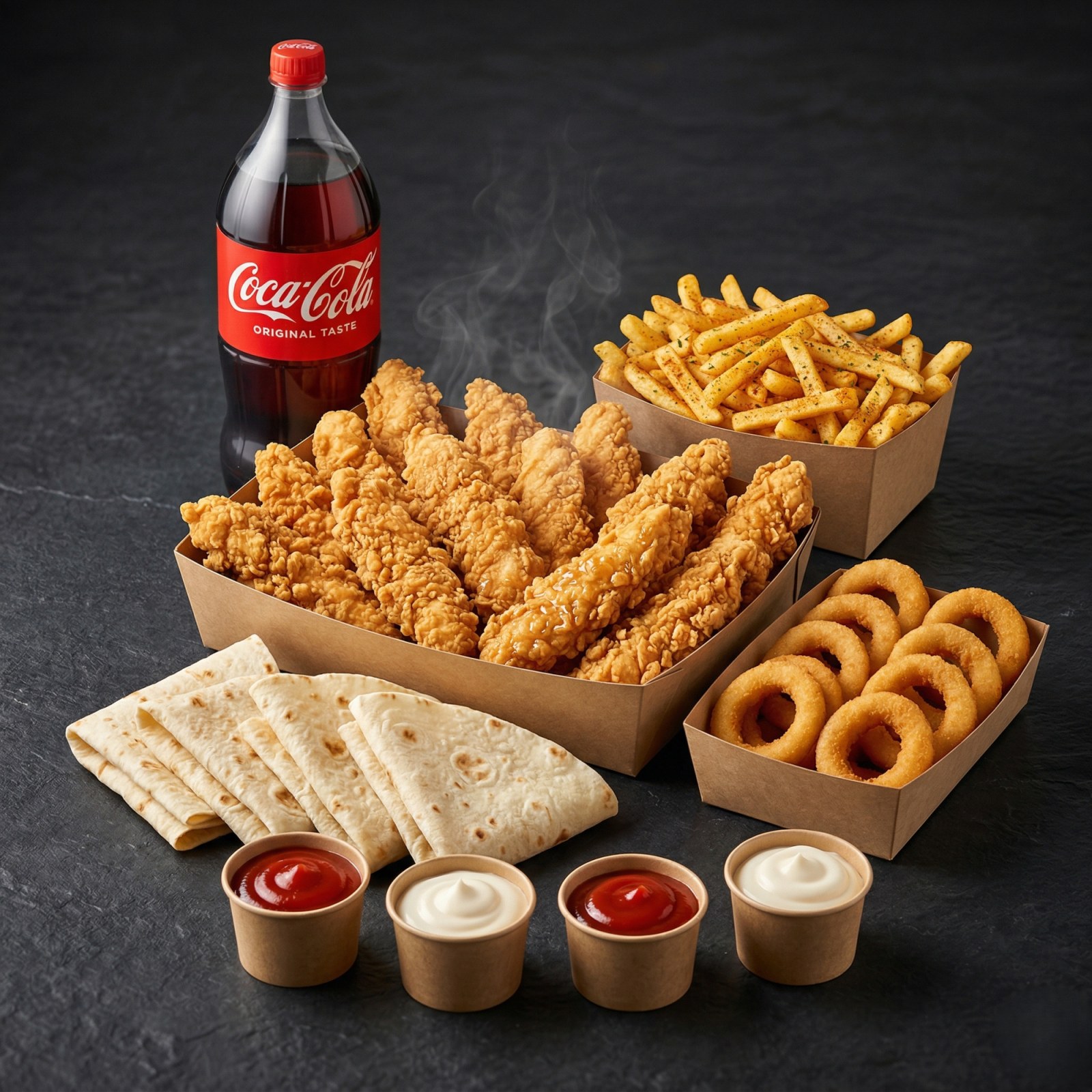 Çıtır Tavuk Kova Menü (750gr.)