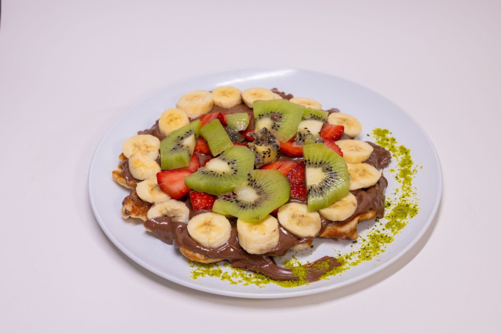 Meyveli Waffle