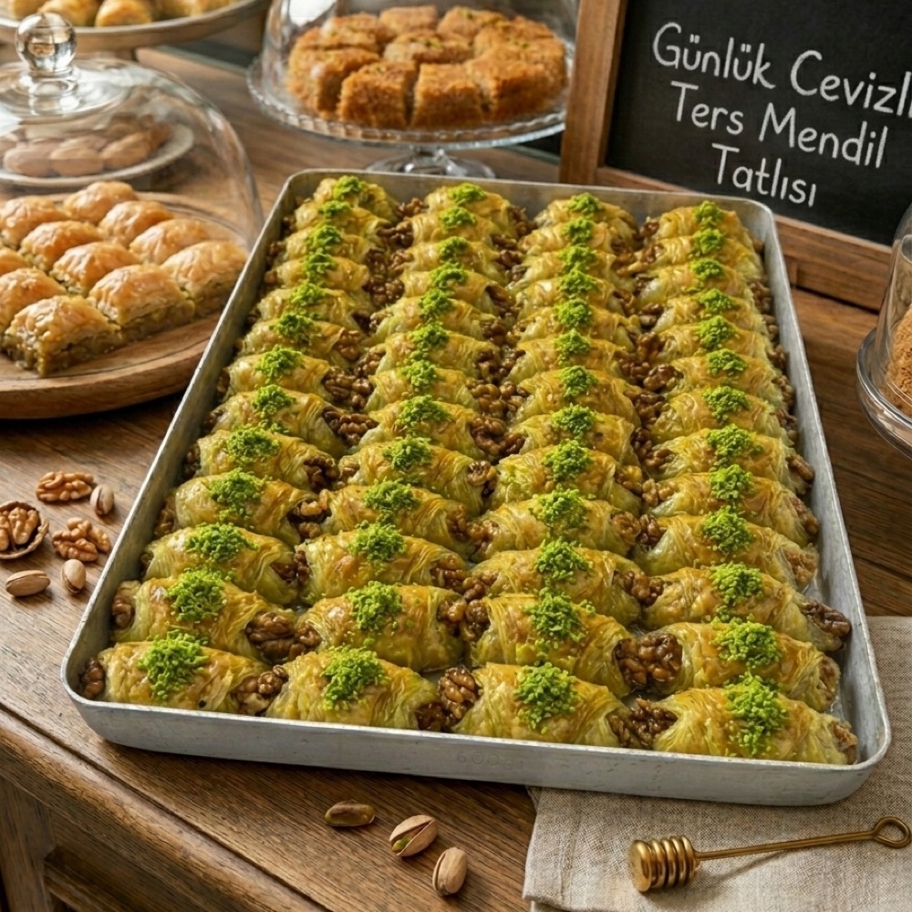 Cevizli Kaymaklı Ters Mendil 500 Gr