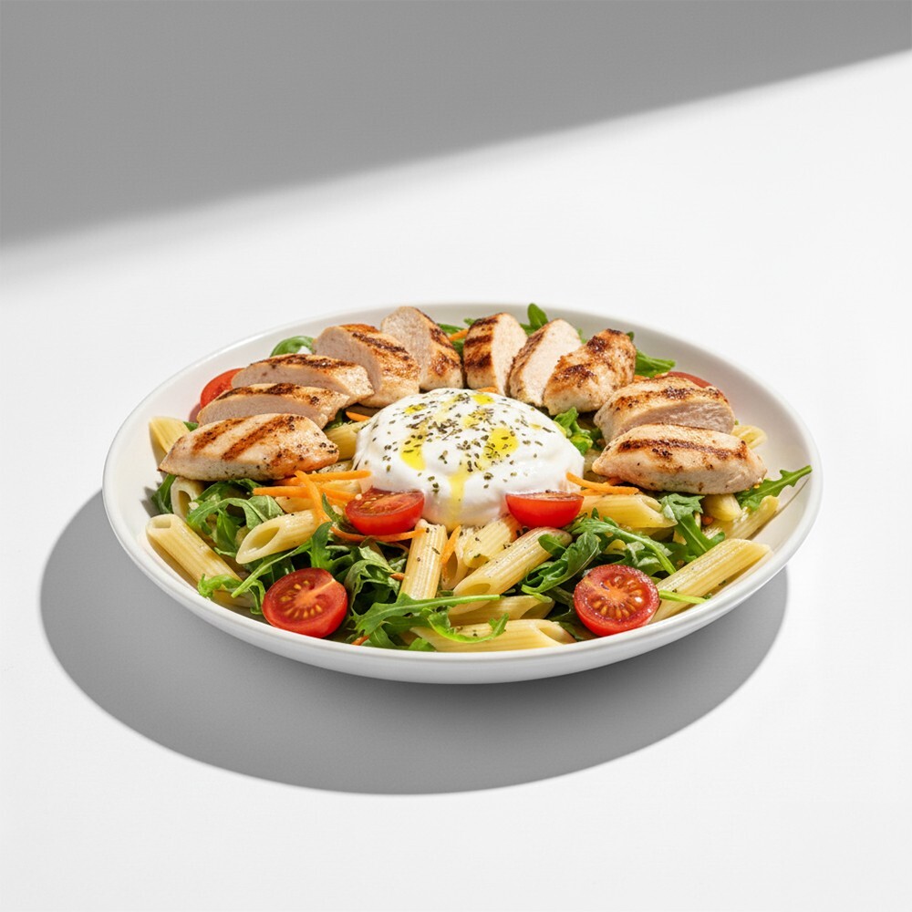 Izgara Tavuklu & Makarna Bowl + Coca-Cola (33 cl.)