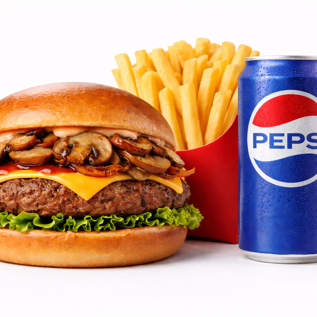 Mr Mantar Burger Menu