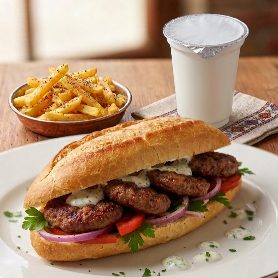Köfte Ekmek+ Ayran