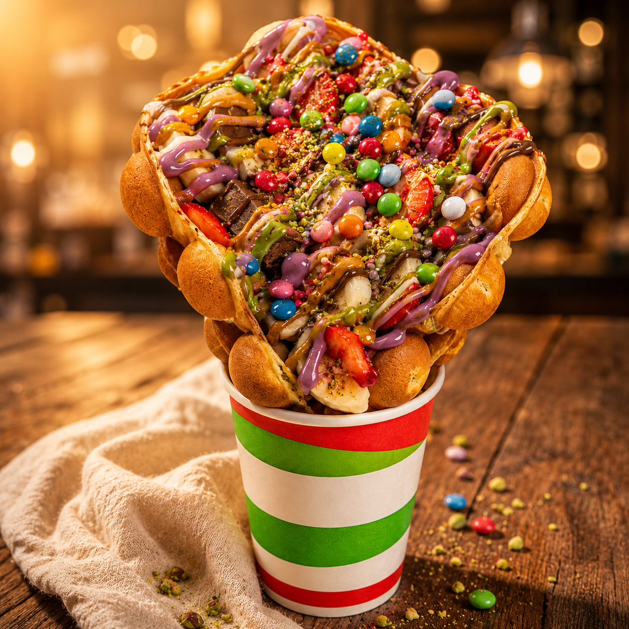 Bardak Sandviç Waffle