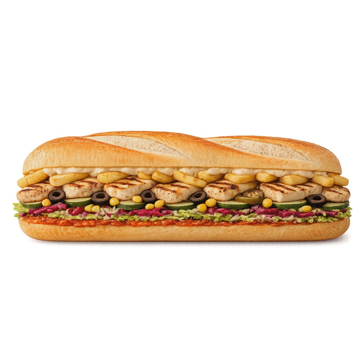 Tavuklu Hellimli Sandviç