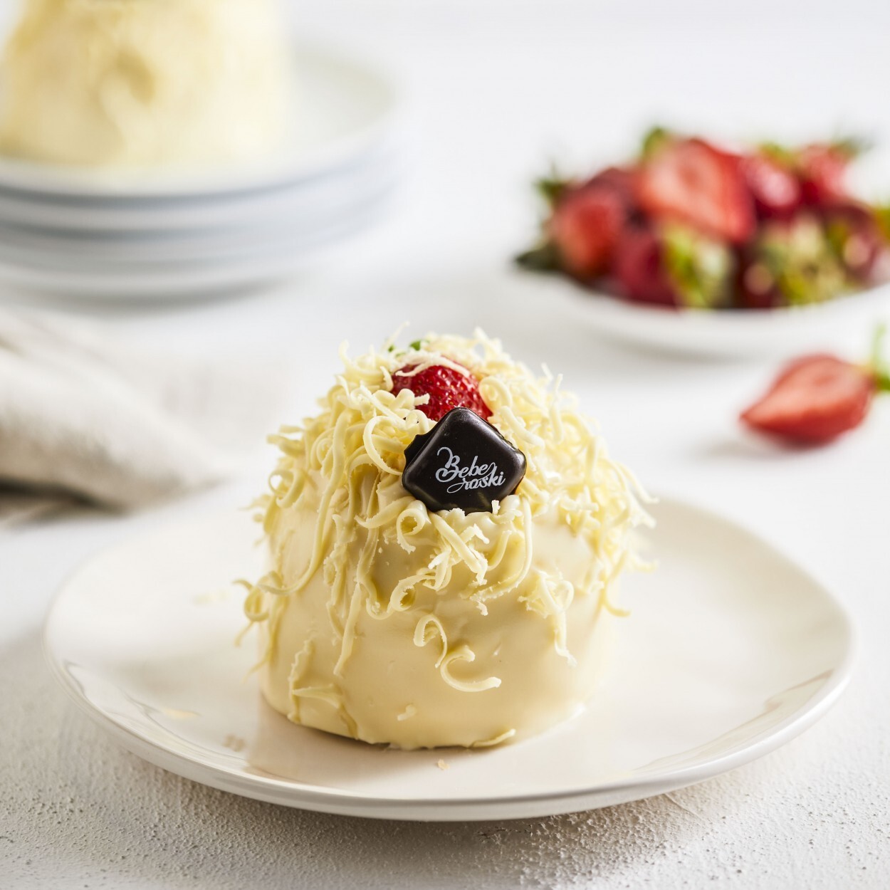 Beberoski Çilekli Tek Pasta