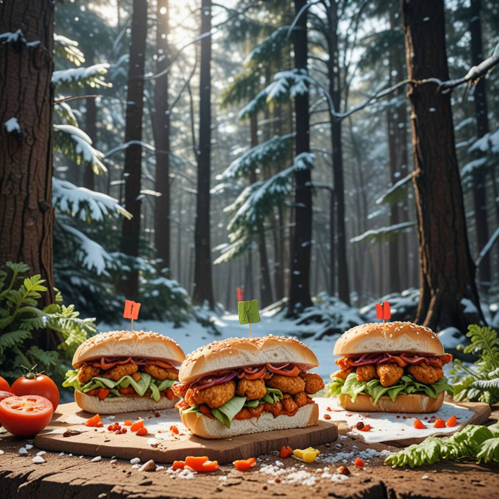 Barbekü Soslu Çıtır Tavuk Sandviç & Duble Çıtır Patates & Küçük İçecek