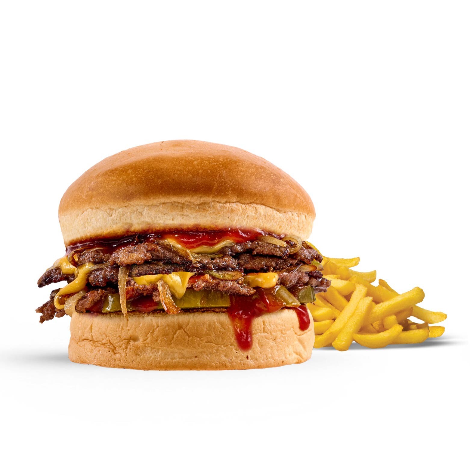 Smash Triple Alev Alev Burger