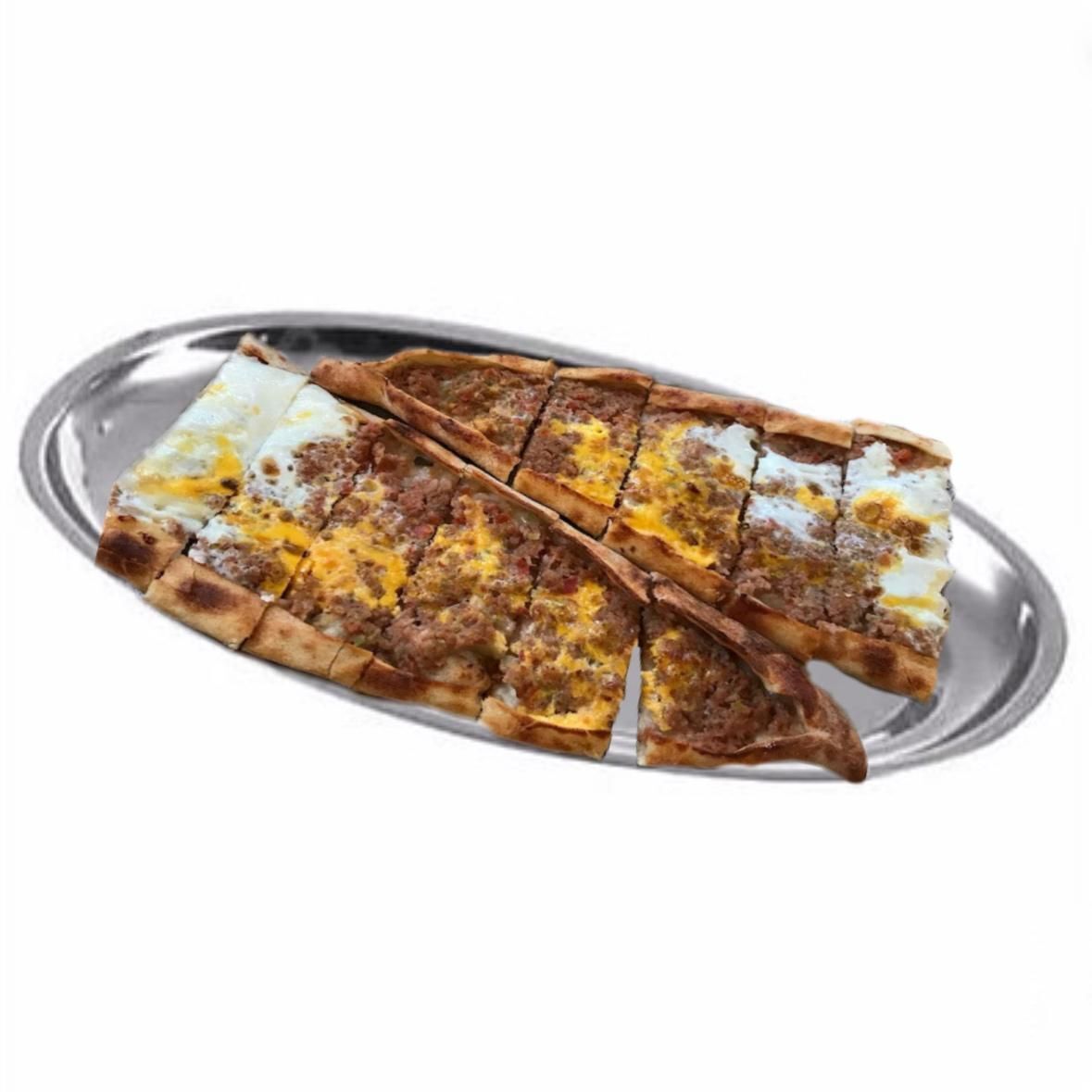 Kıymalı Kaşarlı Yumurtalı Pide