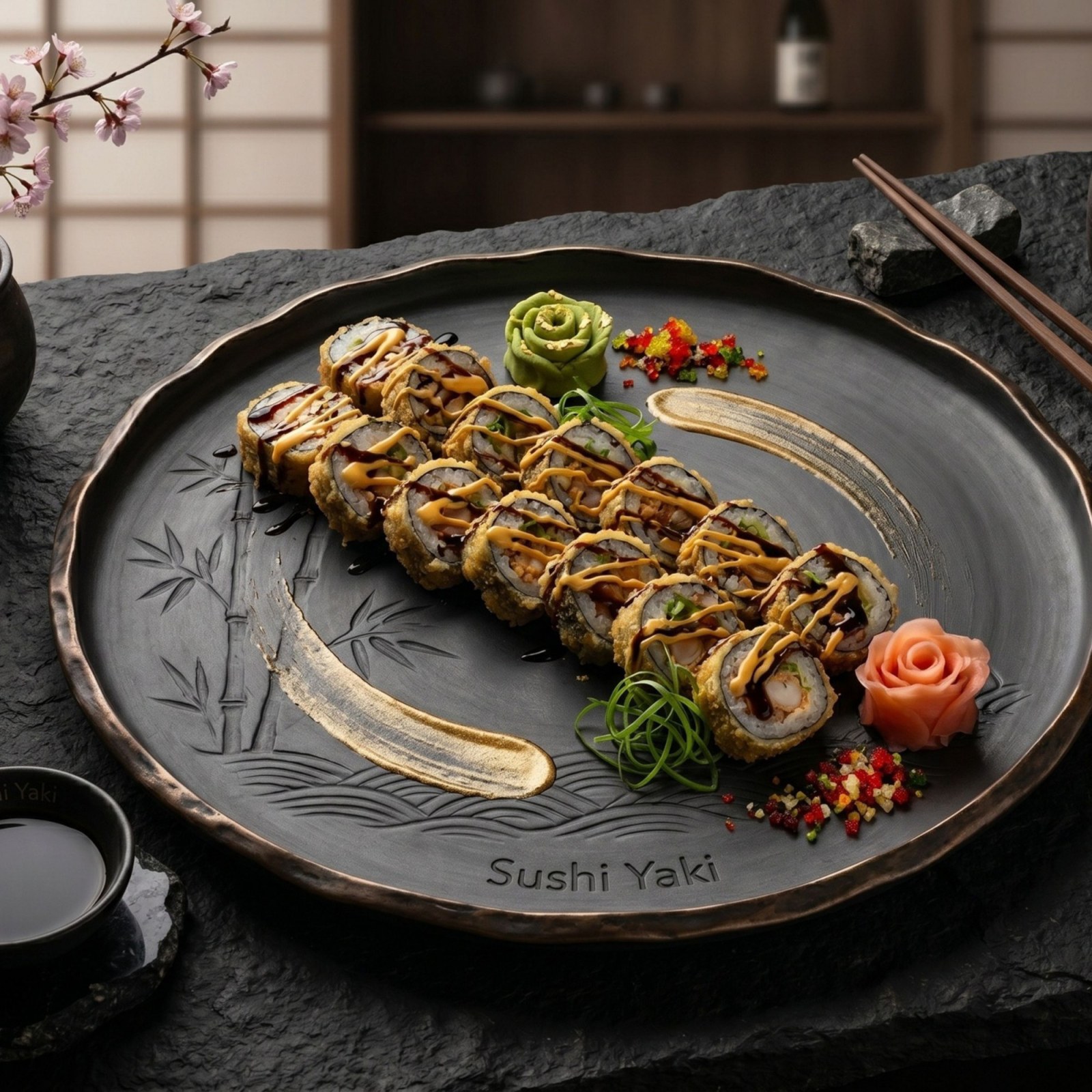 256- Kızarmış Maki Set (18 Pcs)