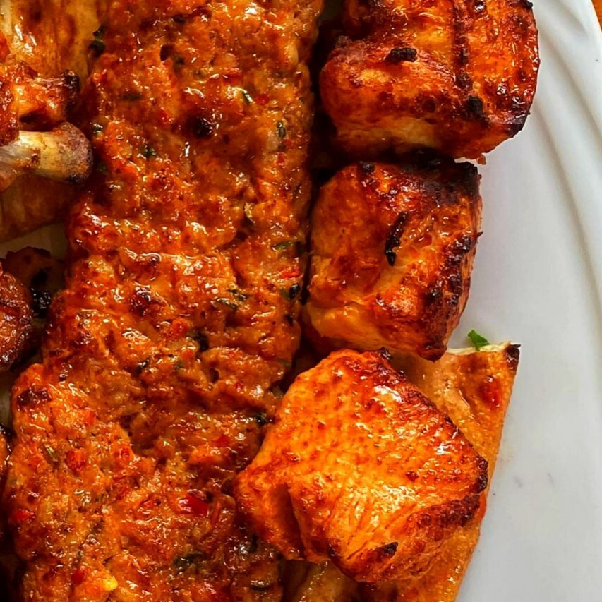 Adana+Tavuk Şiş+Çorba+Ayran
