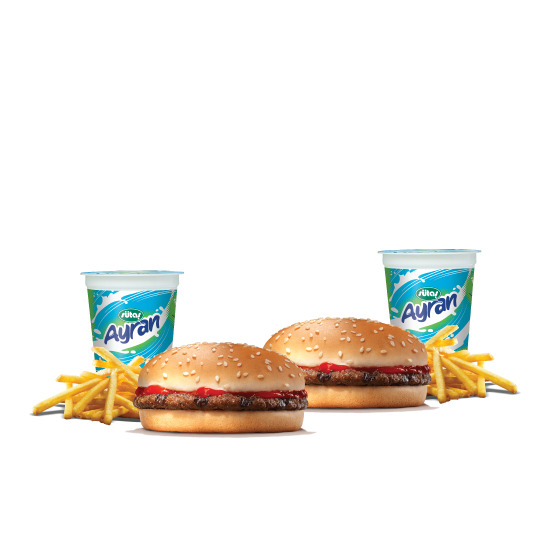 2’li Kids Hamburger Menü