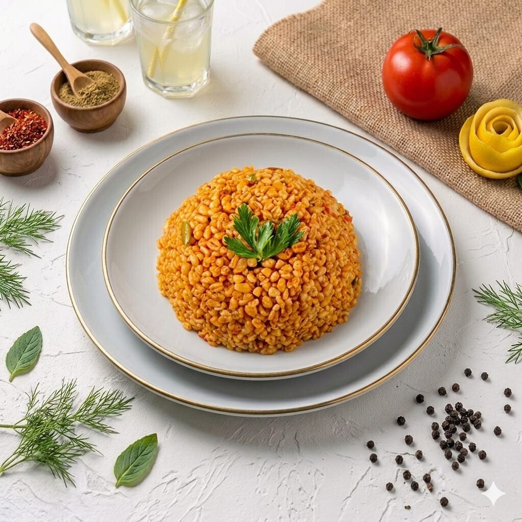 Meyhane Usulü Bulgur Pilavı