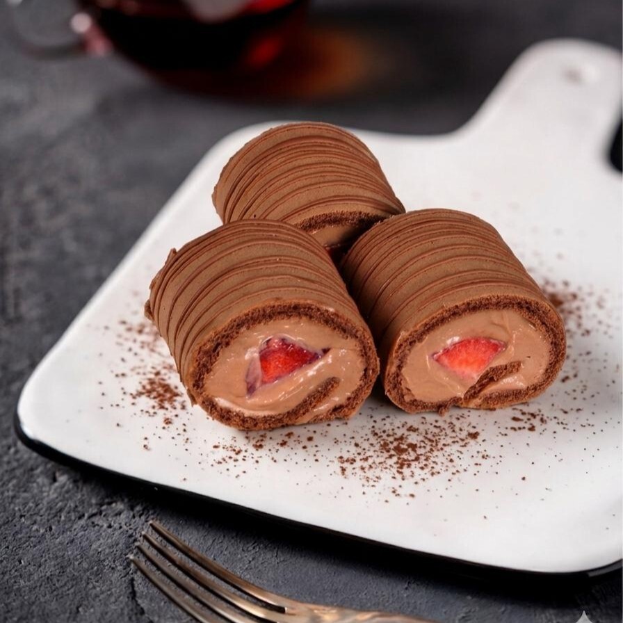 Mini Çikolatalı Çilekli Sarma (500 gr.)