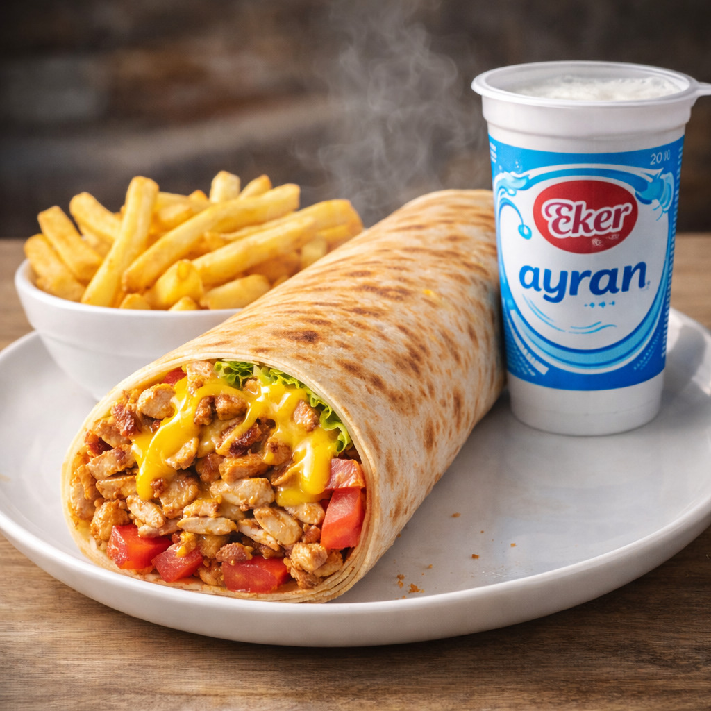 Mega Cheddarlı Menü 2