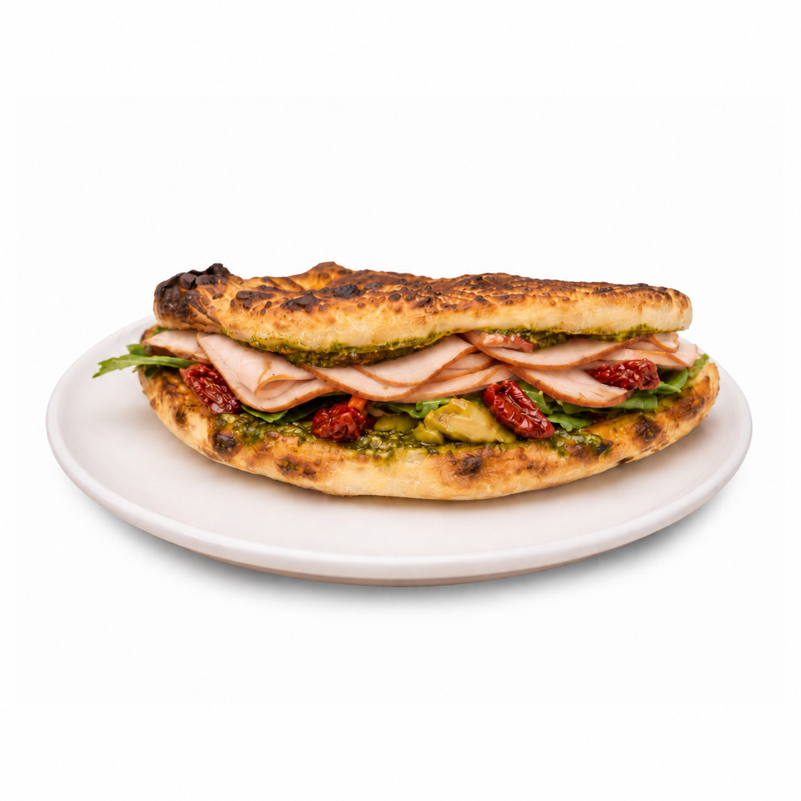 Hindi Füme Pesto Soslu Sandviç