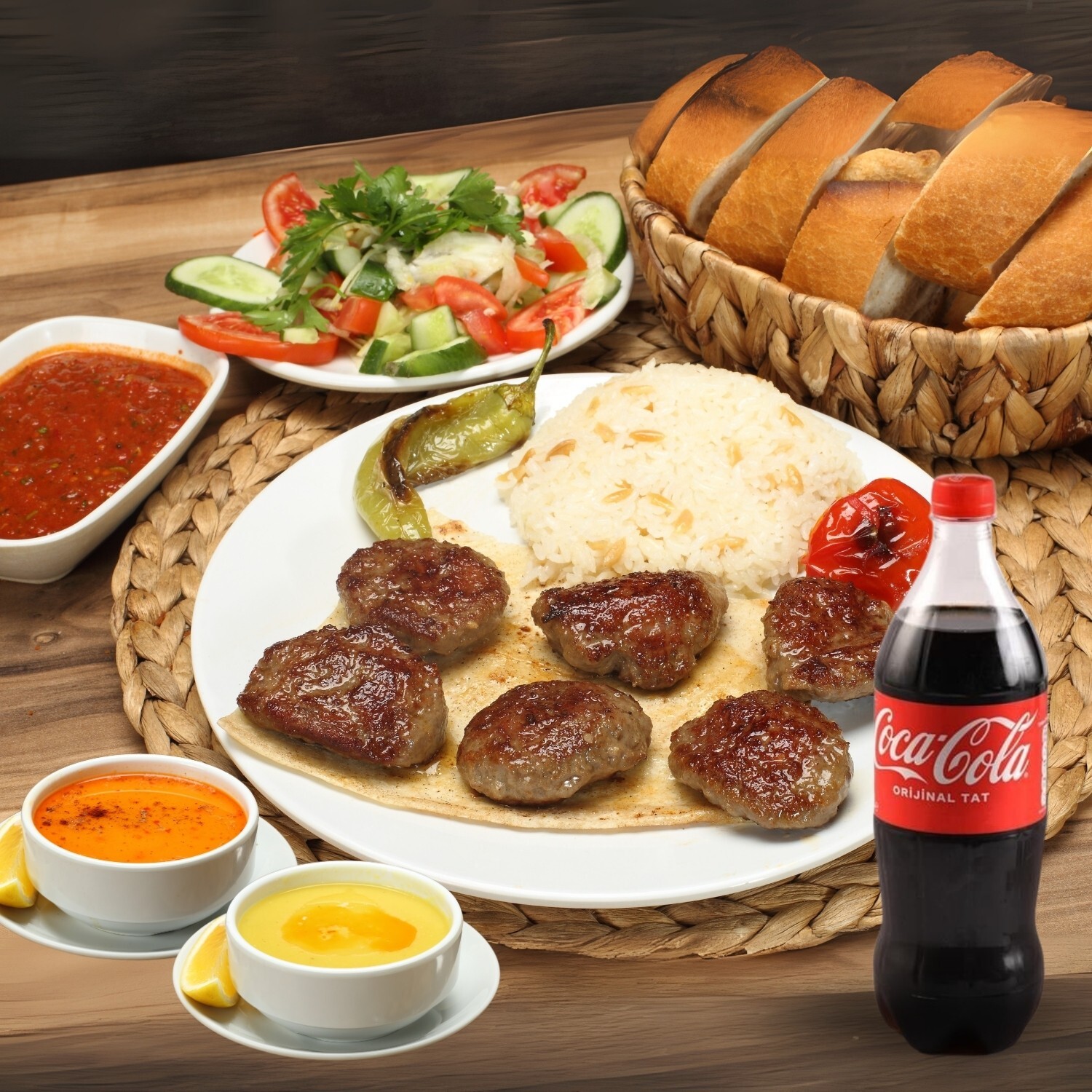 Efsane 2 'li Köfte Servis Menü