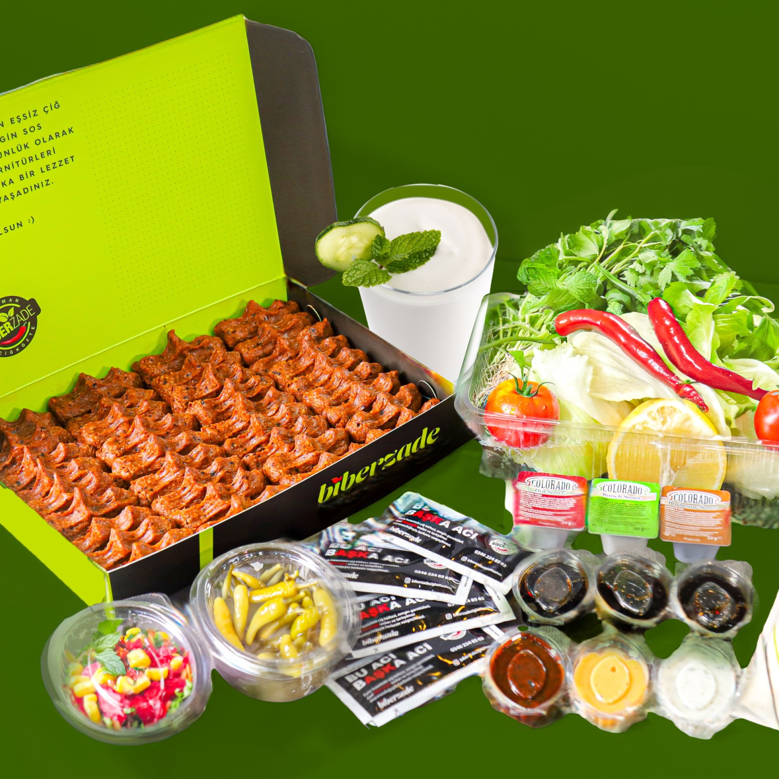 XXL (800 Gr) Çiğköfte Menü