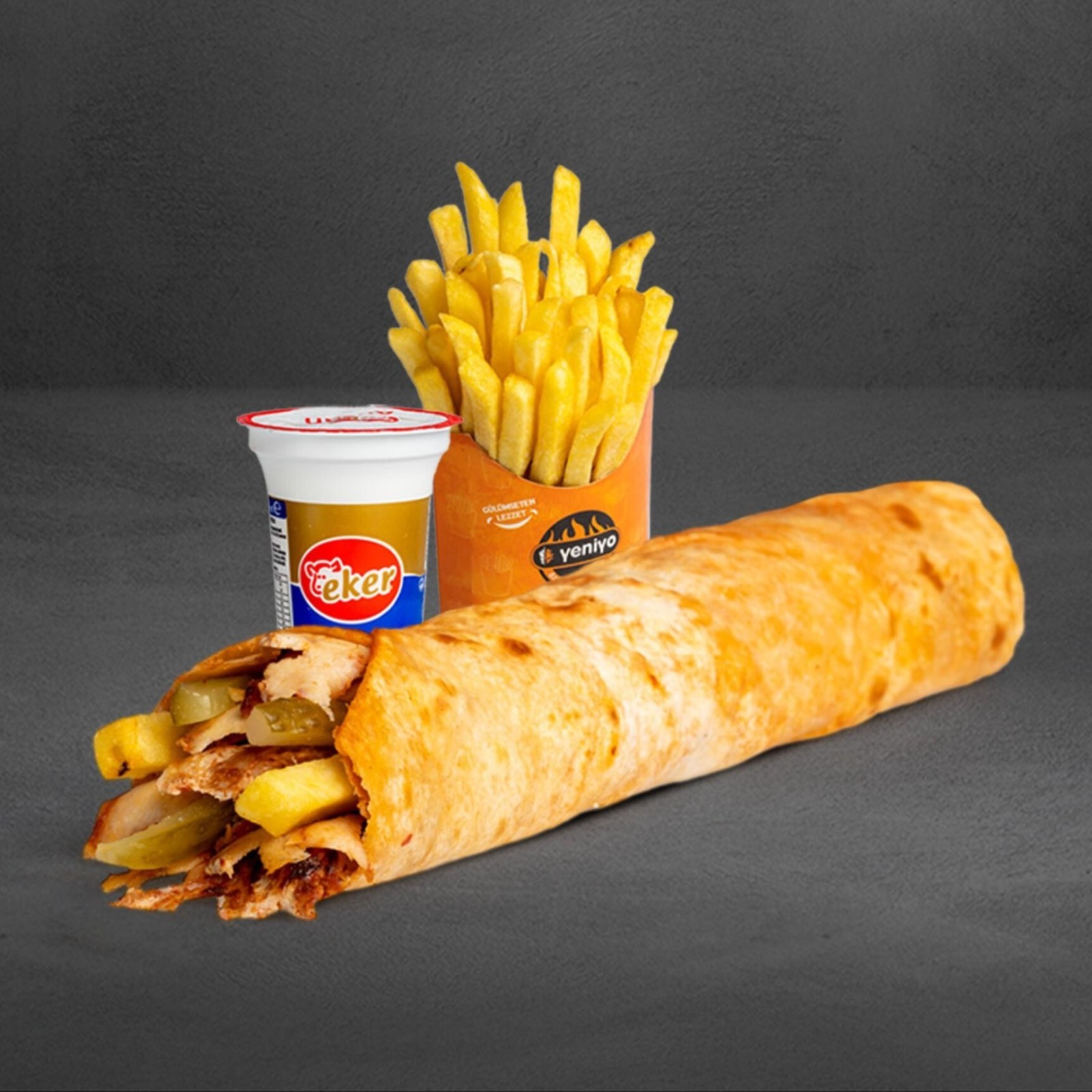 Özel Hatay Soslu Tavuk Döner Dürüm (XLarge)