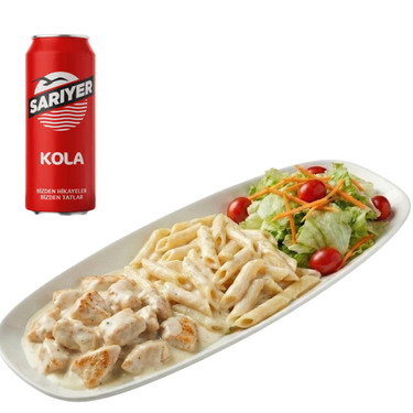 Kremalı Tavuklu Penne Menü + Sarıyer Cola