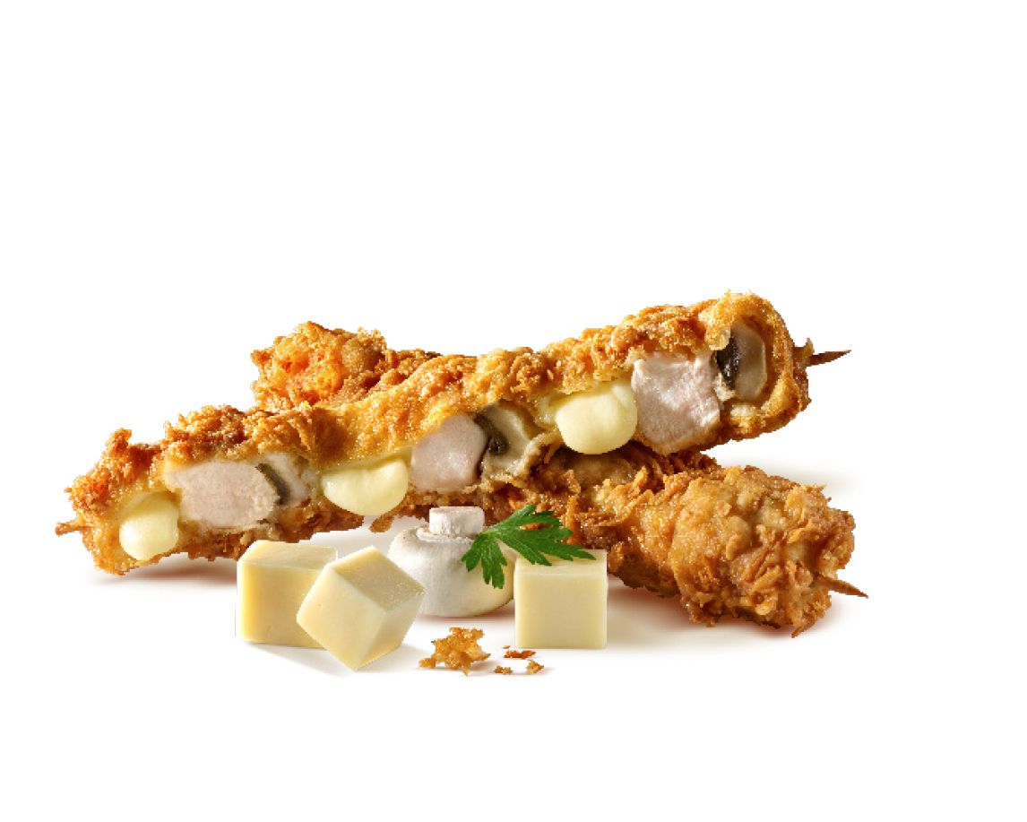 Kaşarlı Mantarlı Cajun Şiş (1 Adet)