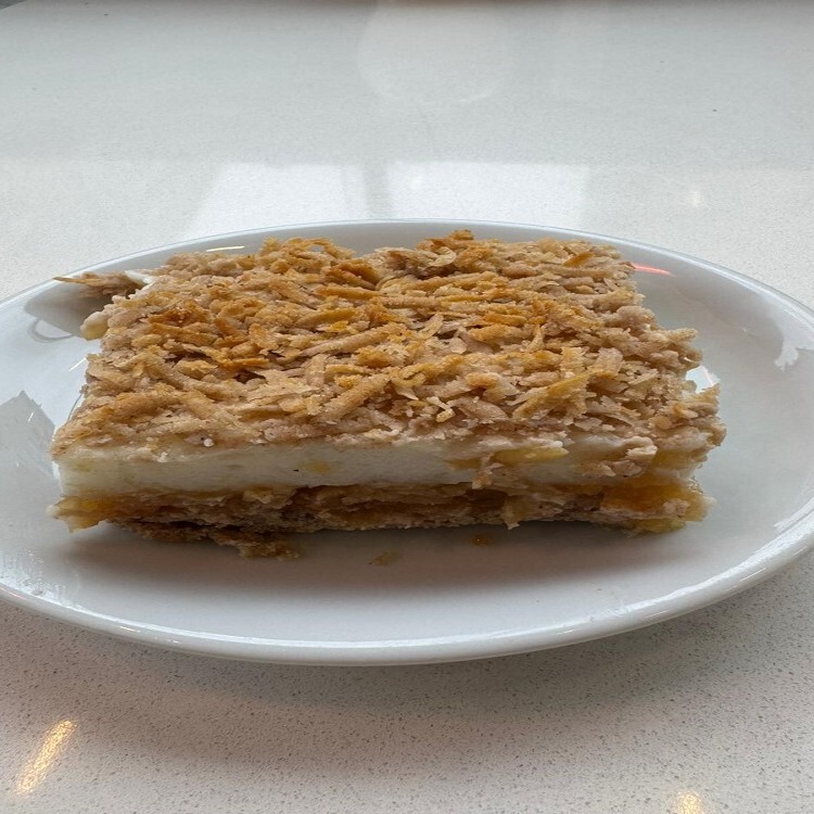 Glütensiz & Şeker İlavesiz Elmalı Şarlotka (Dilim)
