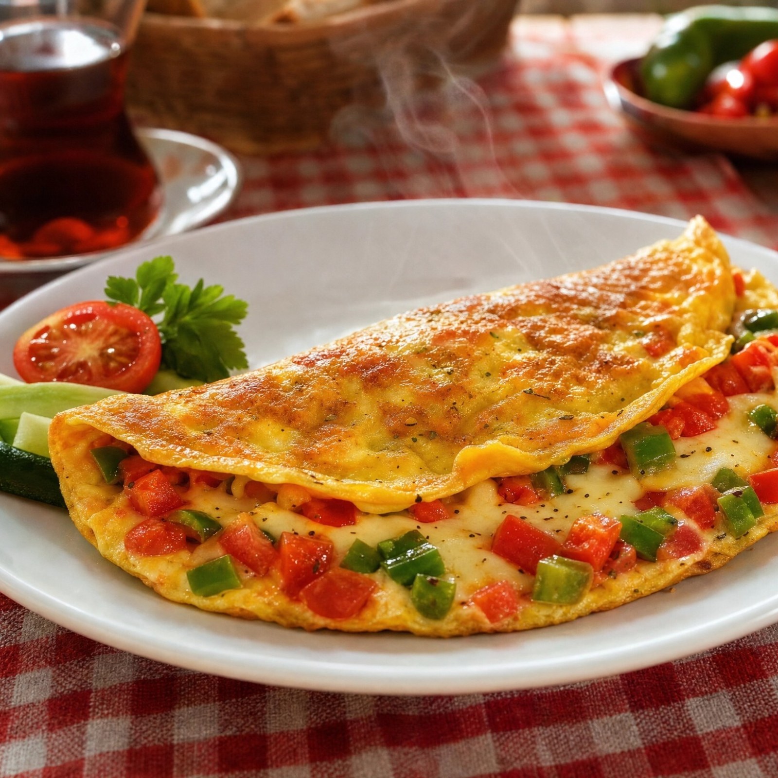 Sebzeli Omlet