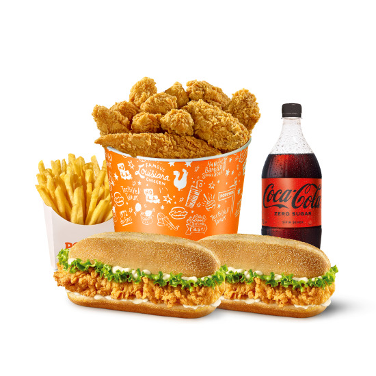 2 Kişilik Sandviçli Kova Menü