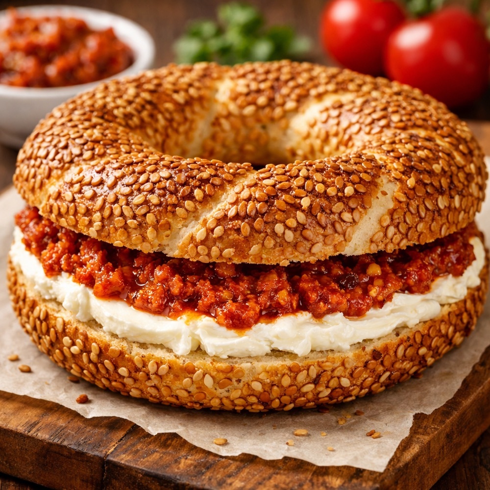 ⭐Krem Peynirli Acukalı Simit Arası