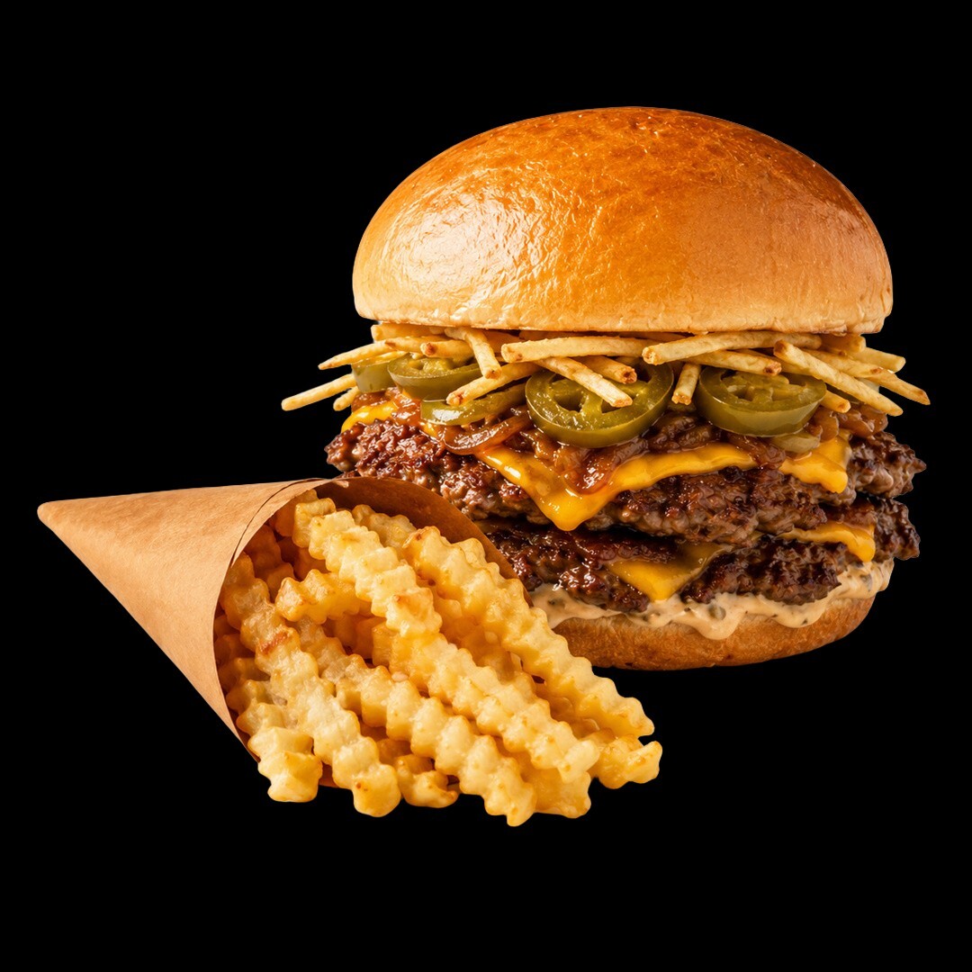 Jalapeno Smash Burger & Patates Kızartması