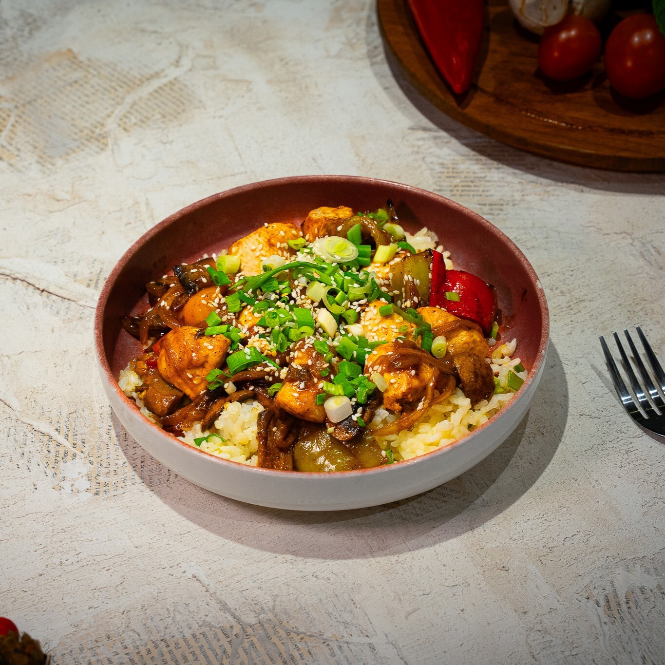 Black Pepper Chicken (1344,09 KCal)
