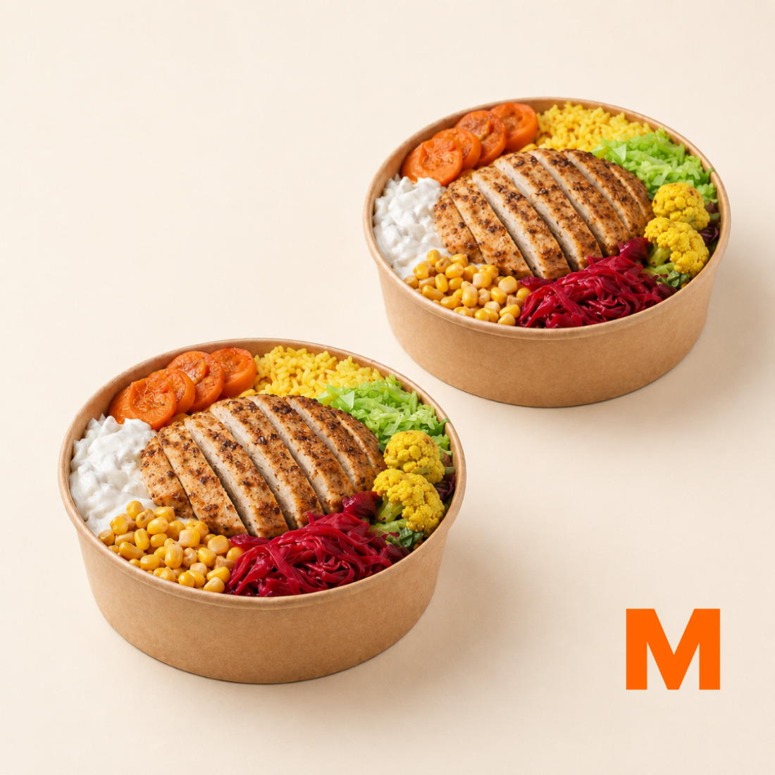 2'li Izgara Tavuk Bowl