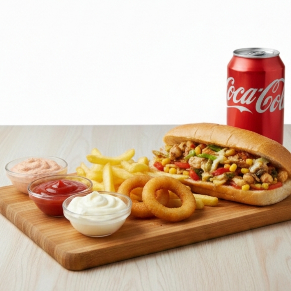 Tavuk Maksika wrap menü