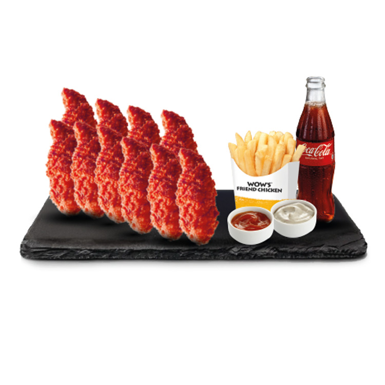 Buffalo Chicken Wings 10'Lu Menü