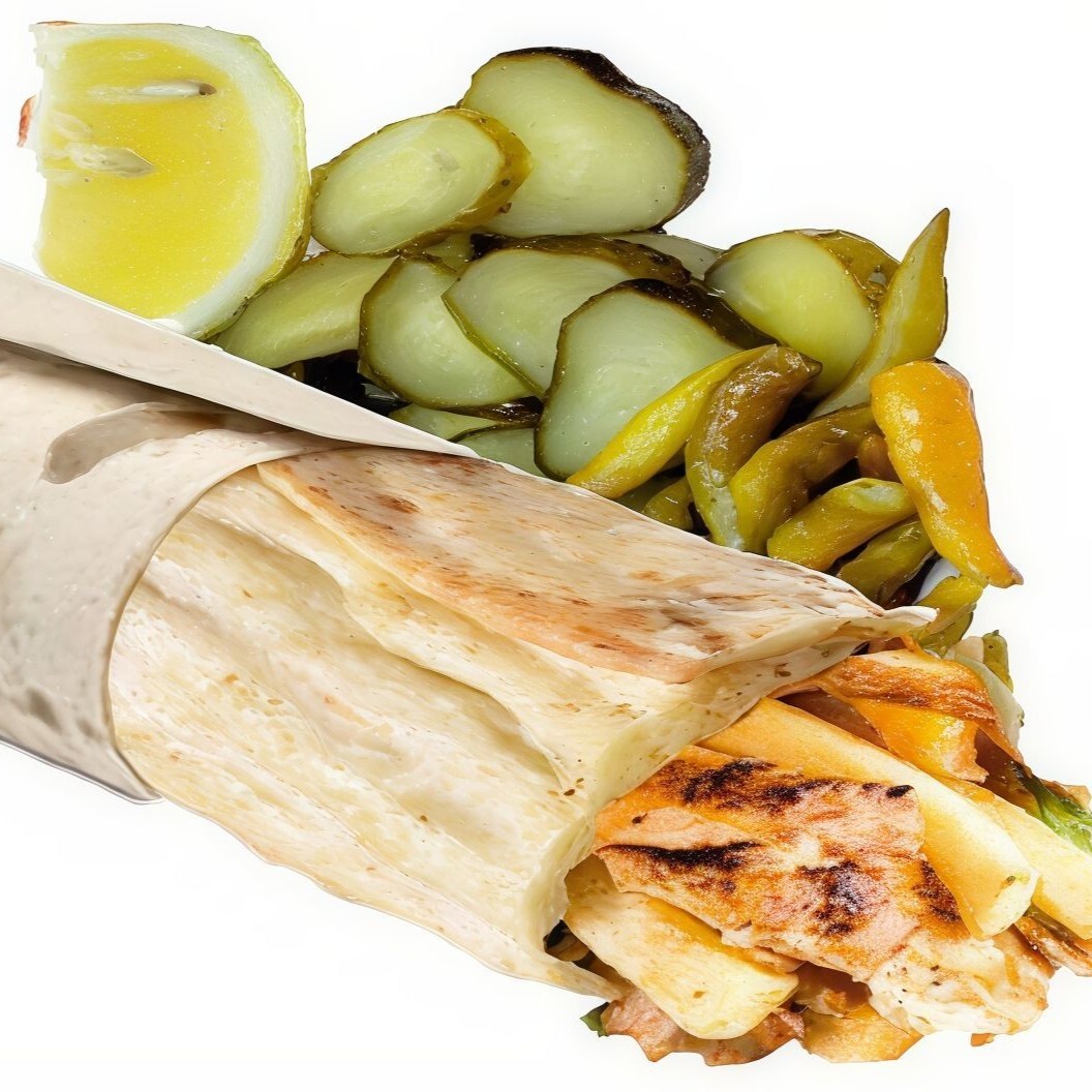 Pide Ekmekte Tavuk Döner