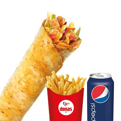 Donas Tavuk Döner Dürüm Menü 2