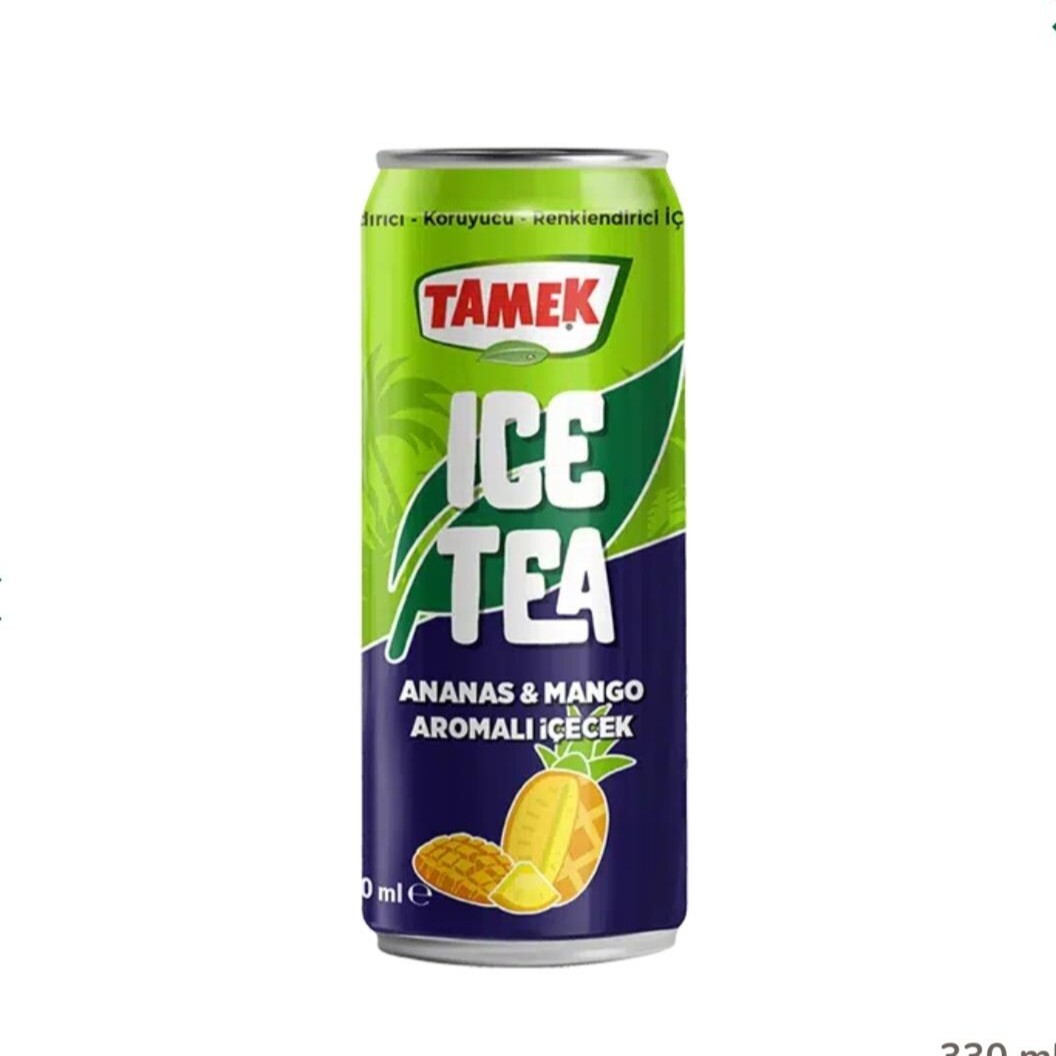Tamek Ice Tea Ananas Mango 330 ml – Soğuk Çay