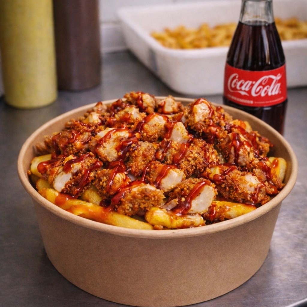 Acı Soslu Cajun Bowl Menü