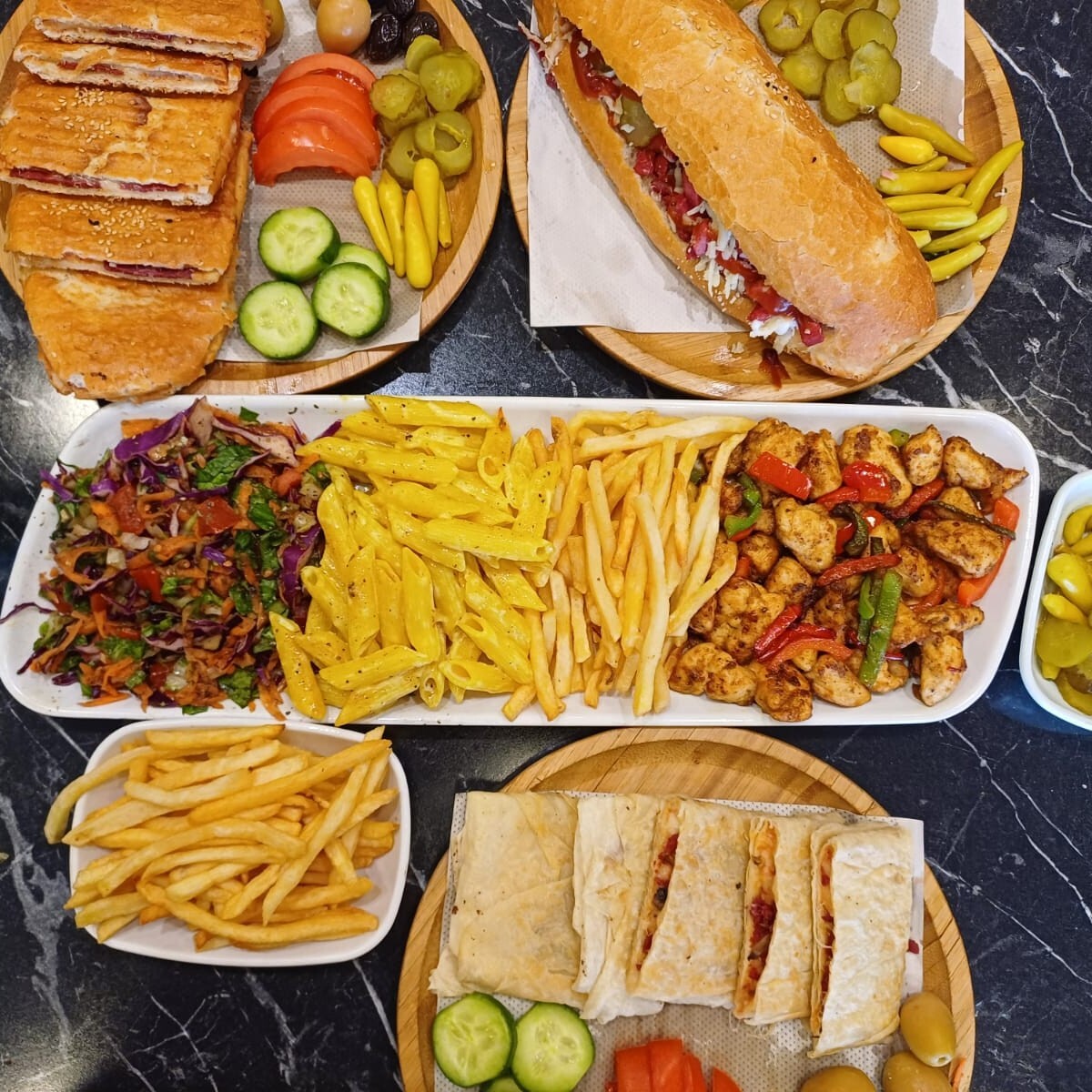 Duble Ballı Fındıklı Tavuk Menü