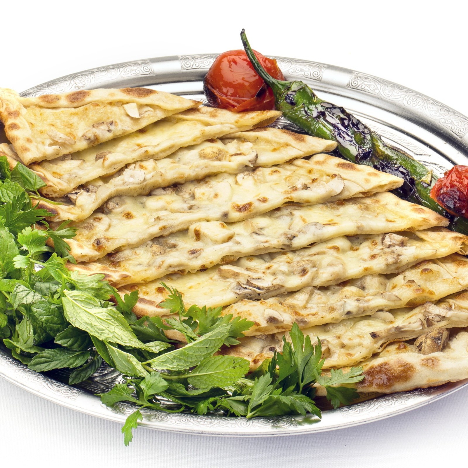 Kaşarlı Mantarlı Pide