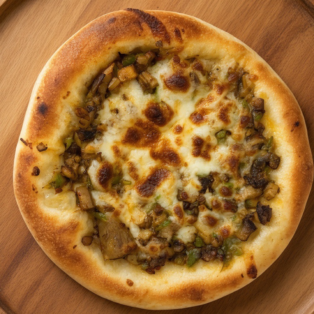 Özel Mantarlı Sebzeli Pizza