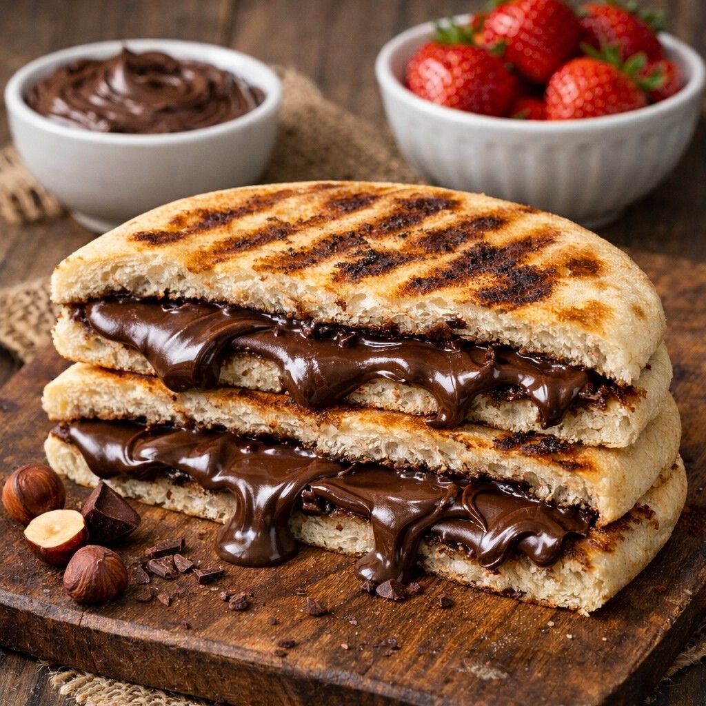 Çikolatalı Bazlama Tost
